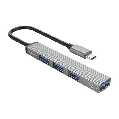 ORICO HUB Adapter AH-13 USB-C > USB 3.0 + 3× USB 2.0, sivi